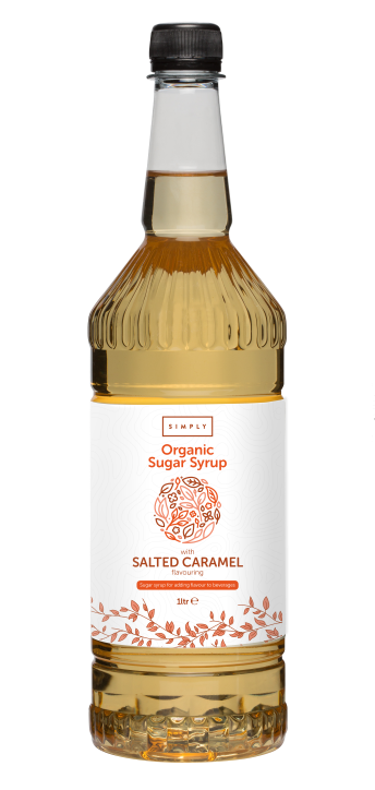 Simply Salted Caramel ORGANIC Coffee Syrup - 1 Litre